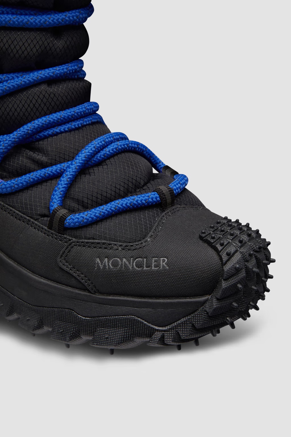 Moncler Men's Trailgrip Apres Quilted Snow Boots In Black