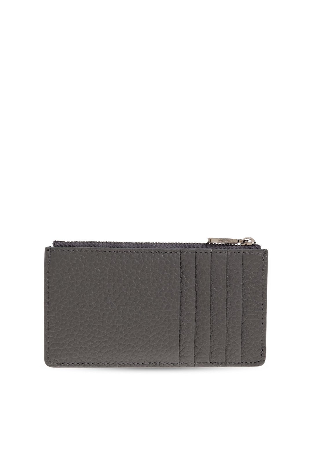 Dolce & Gabbana Dolce Gabbana Logo Embossed Zipped Wallet In Black