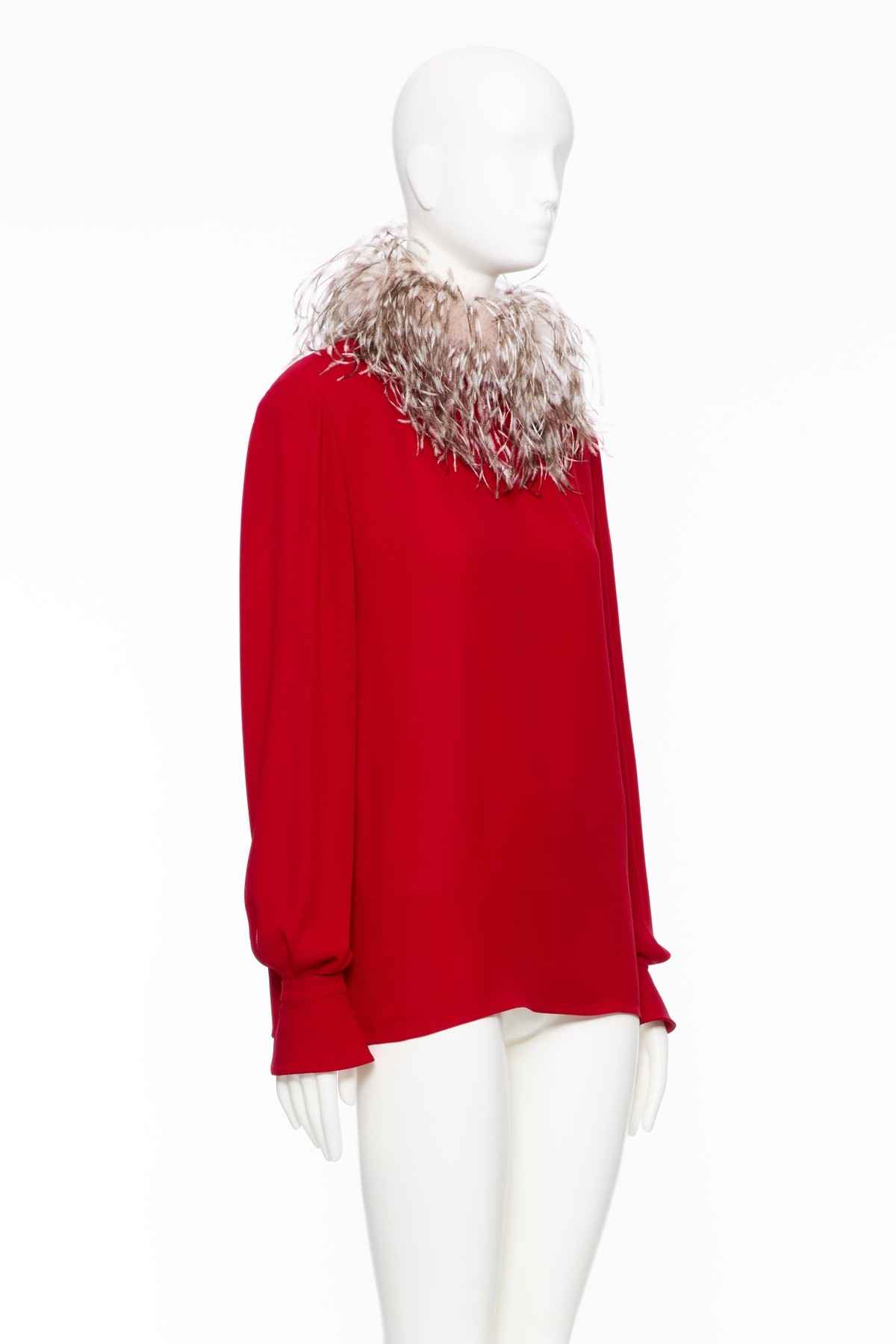 Valentino Long Sleeve Top In Red