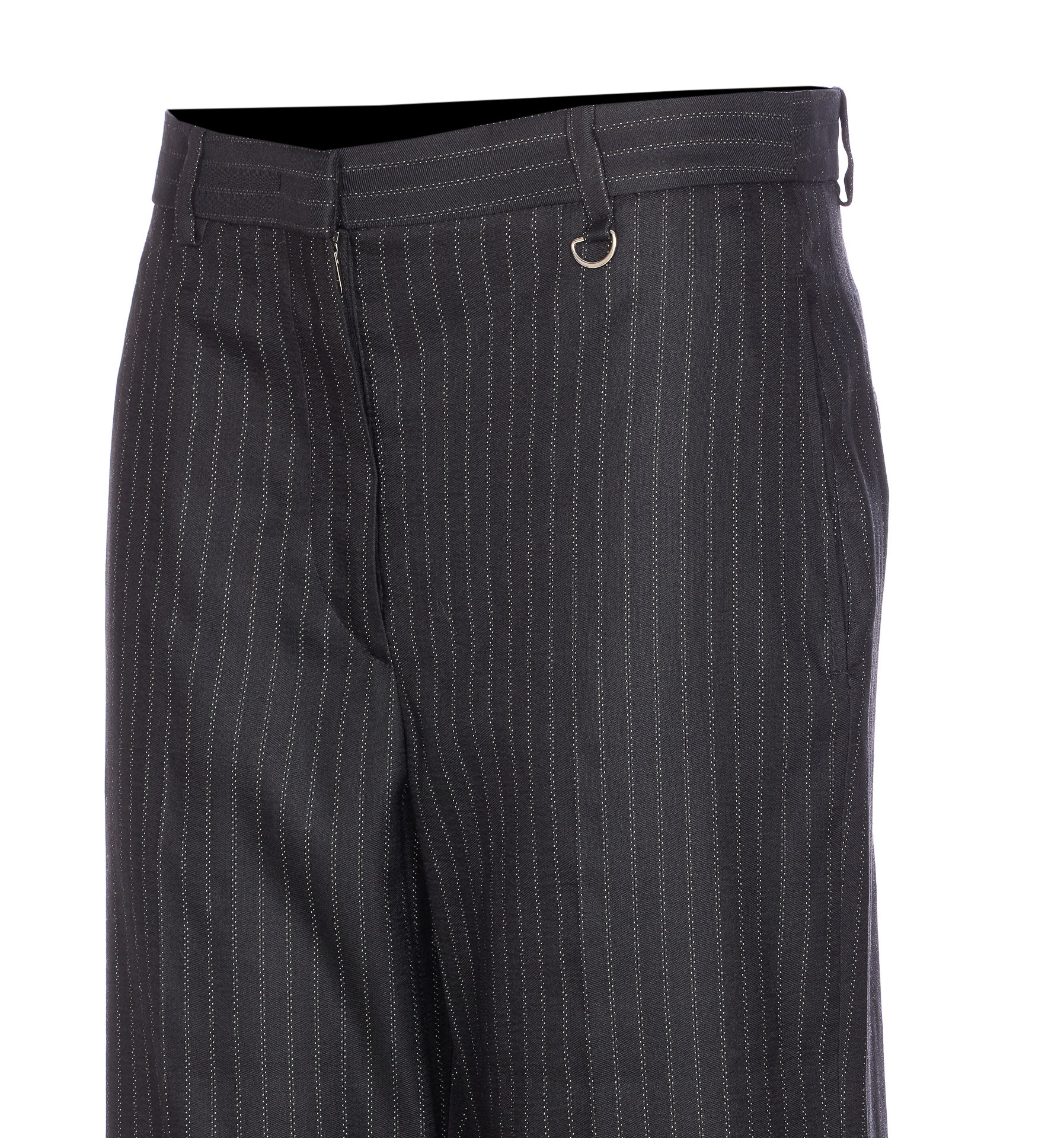 Isabel Marant Tailored Pinstripe Trousers Featuring Pockets In Black