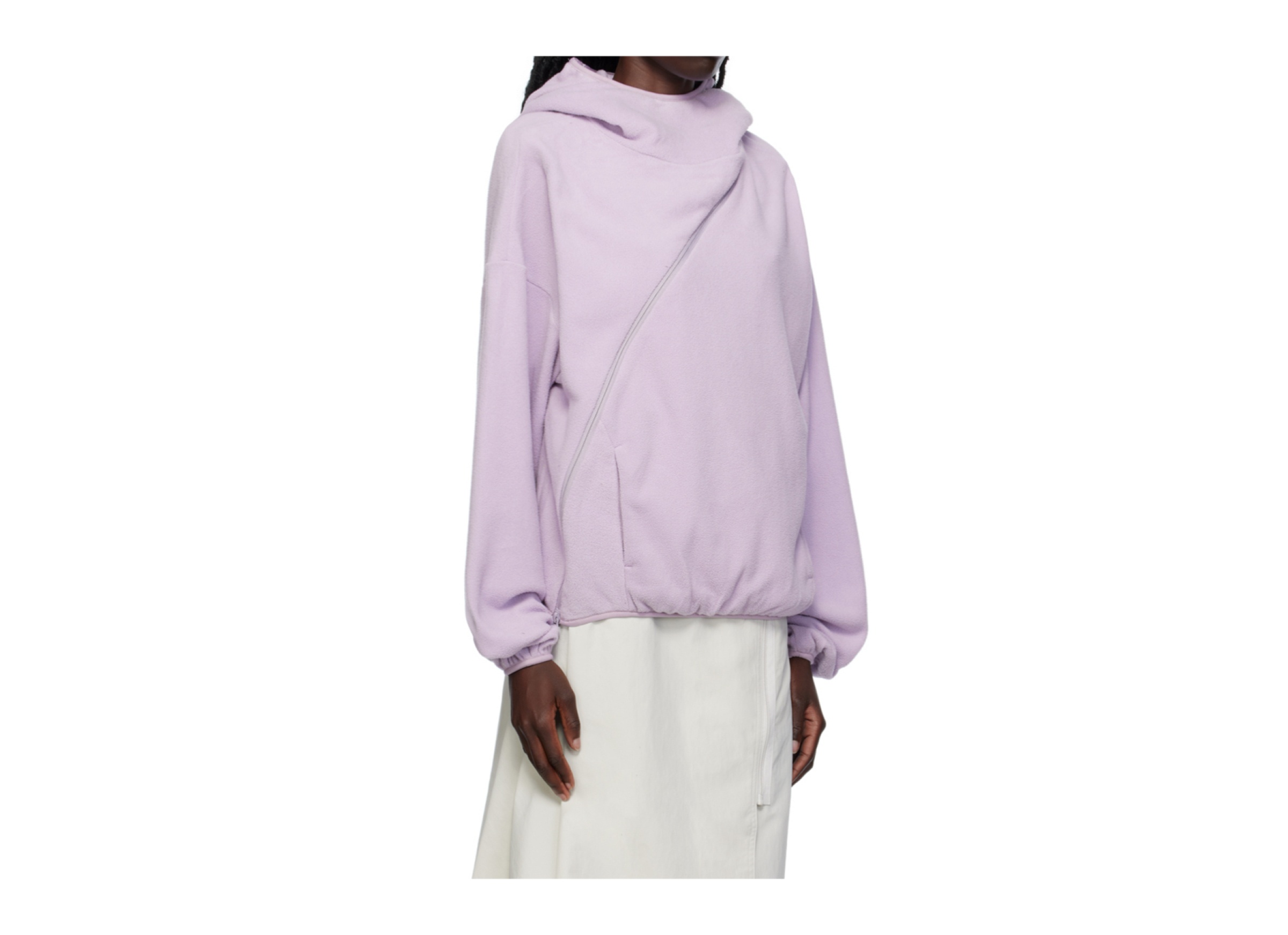 Post Archive Faction (paf) Ssense Exclusive Purple Hoodie