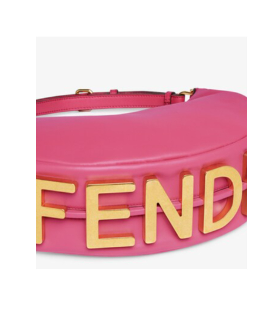Fendi Small Zipper Handbag In Pink