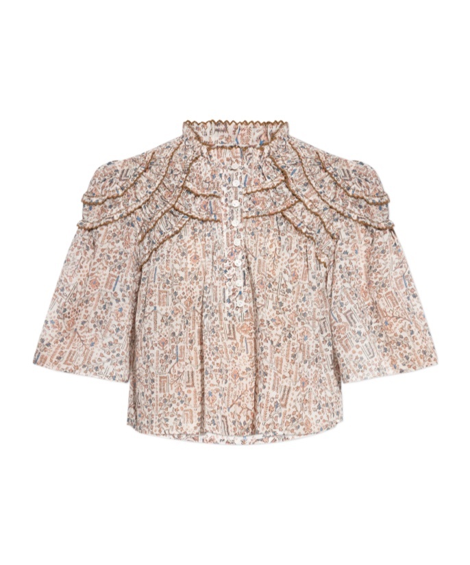 Isabel Marant Étoile Carmen Blouse In Multi