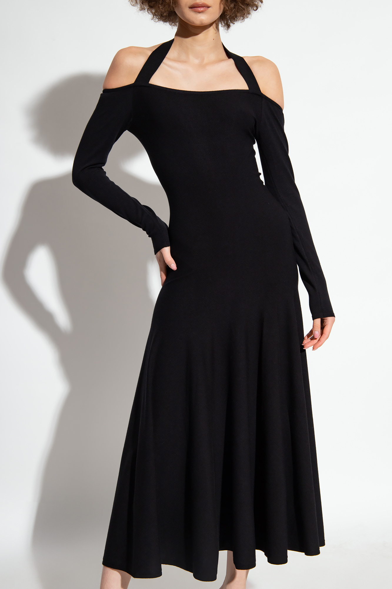 Alaïa A Shoulder-length Dress In Black