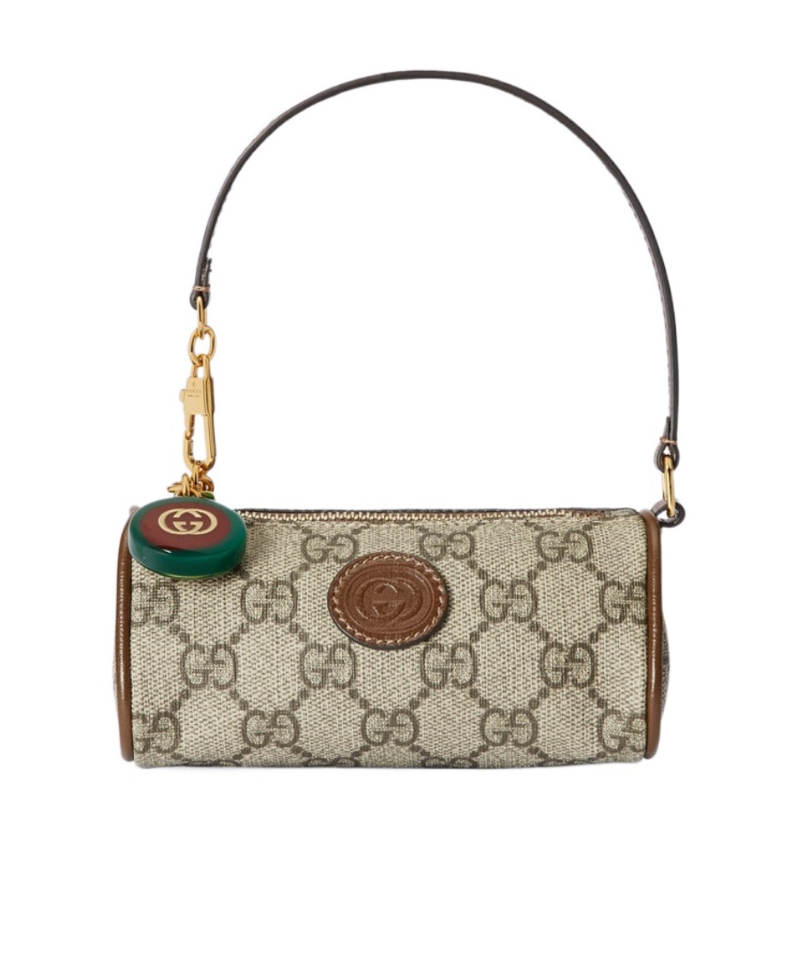 Gucci Logo Mini Handbag In Nude