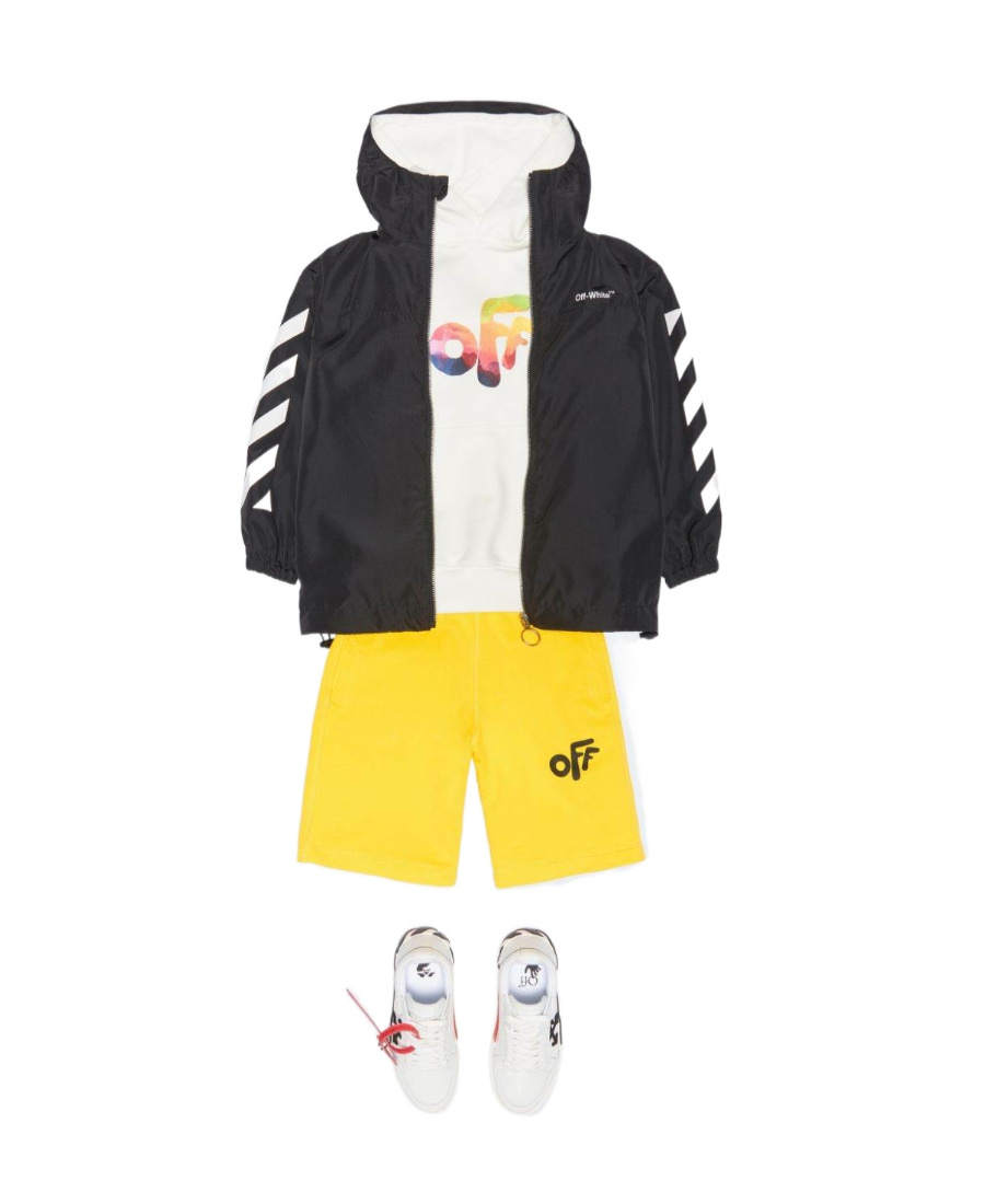 Off-white Chest Logo-print Jacket In Black
