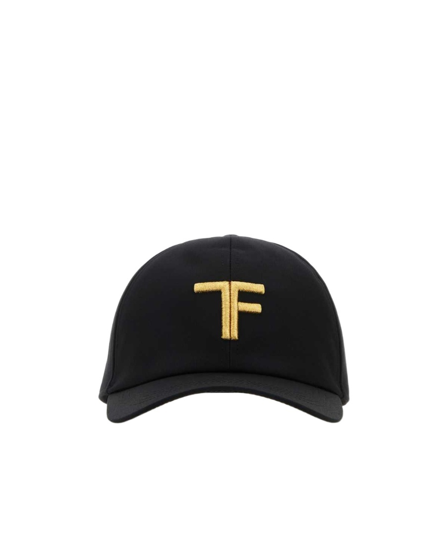 Tom Ford Logo-embroidered Baseball Cap In Black