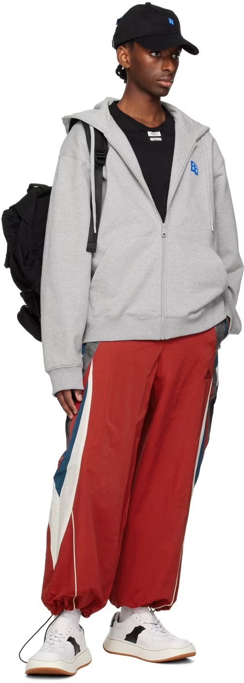 Ader Error Hooded Zipper Casual Jacket In White