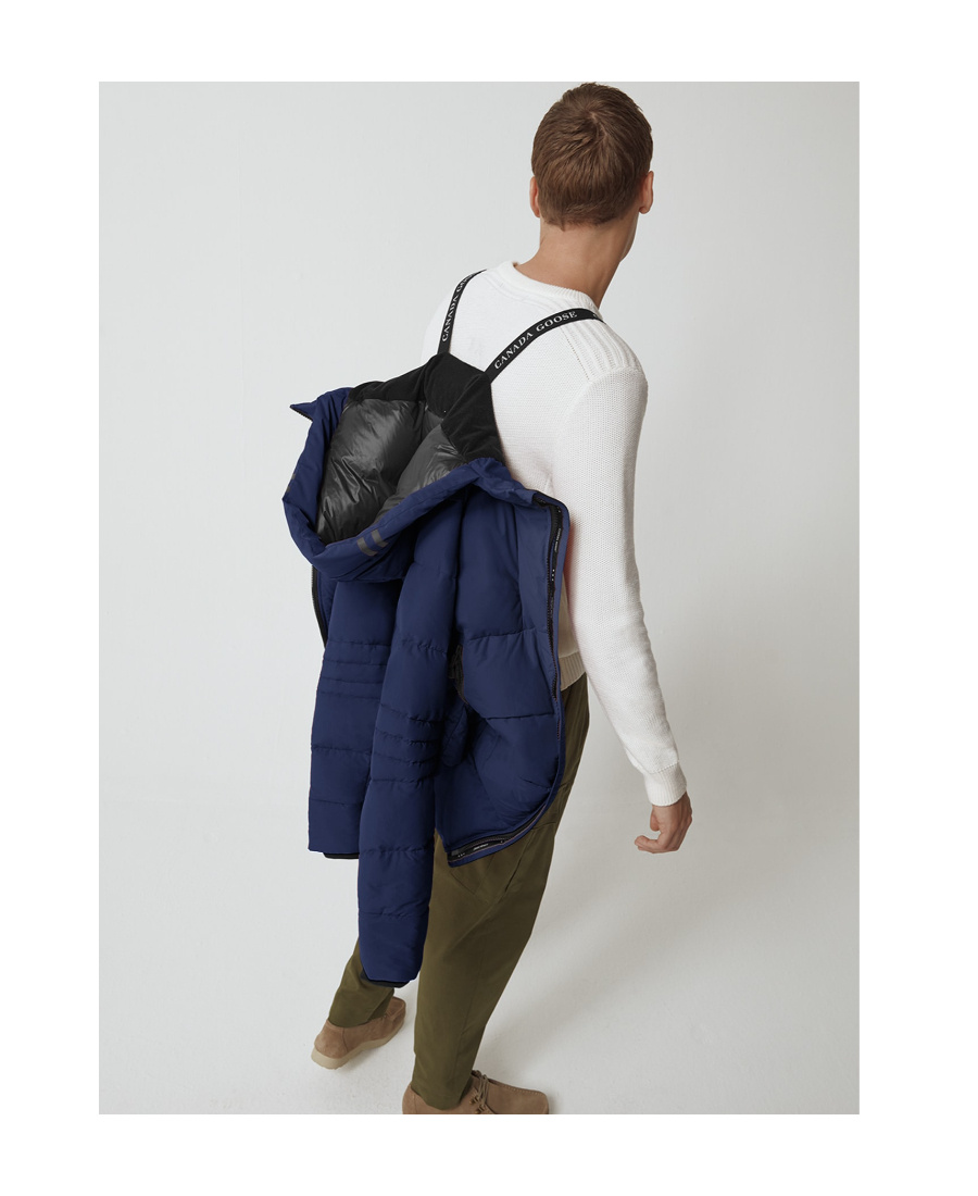 Canada Goose Strap Padded Jacket In Black