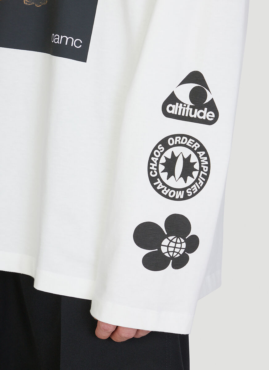 Oamc Long-sleeved T-shirt In White