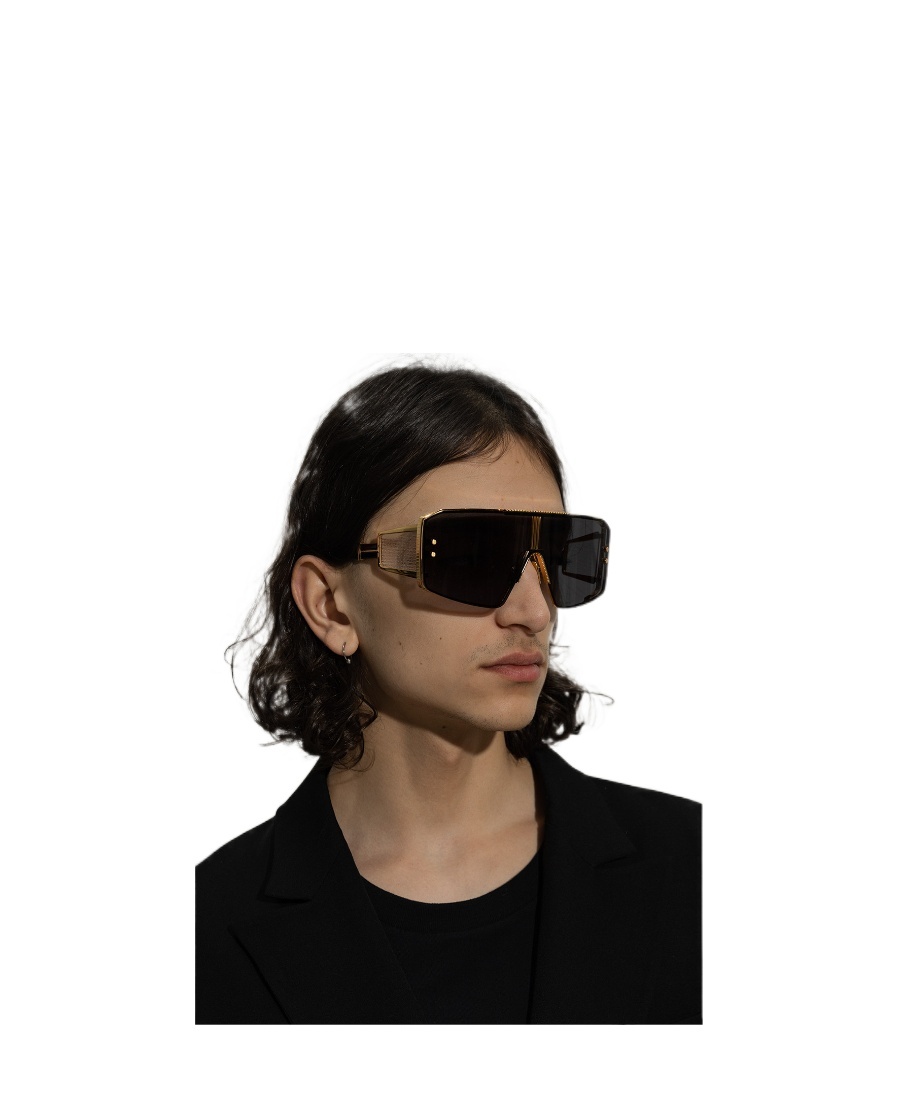 Balmain Eyewear Oversized-frame Sunglasses In Gray