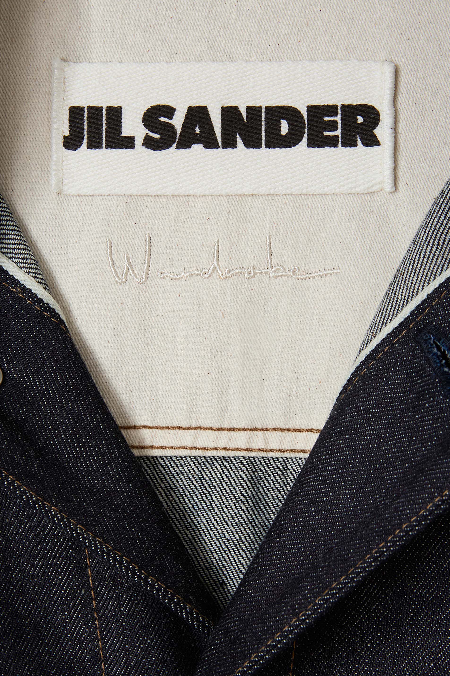 Jil Sander W Denim Shirt 01 Regular Fit Overshirt In Blue