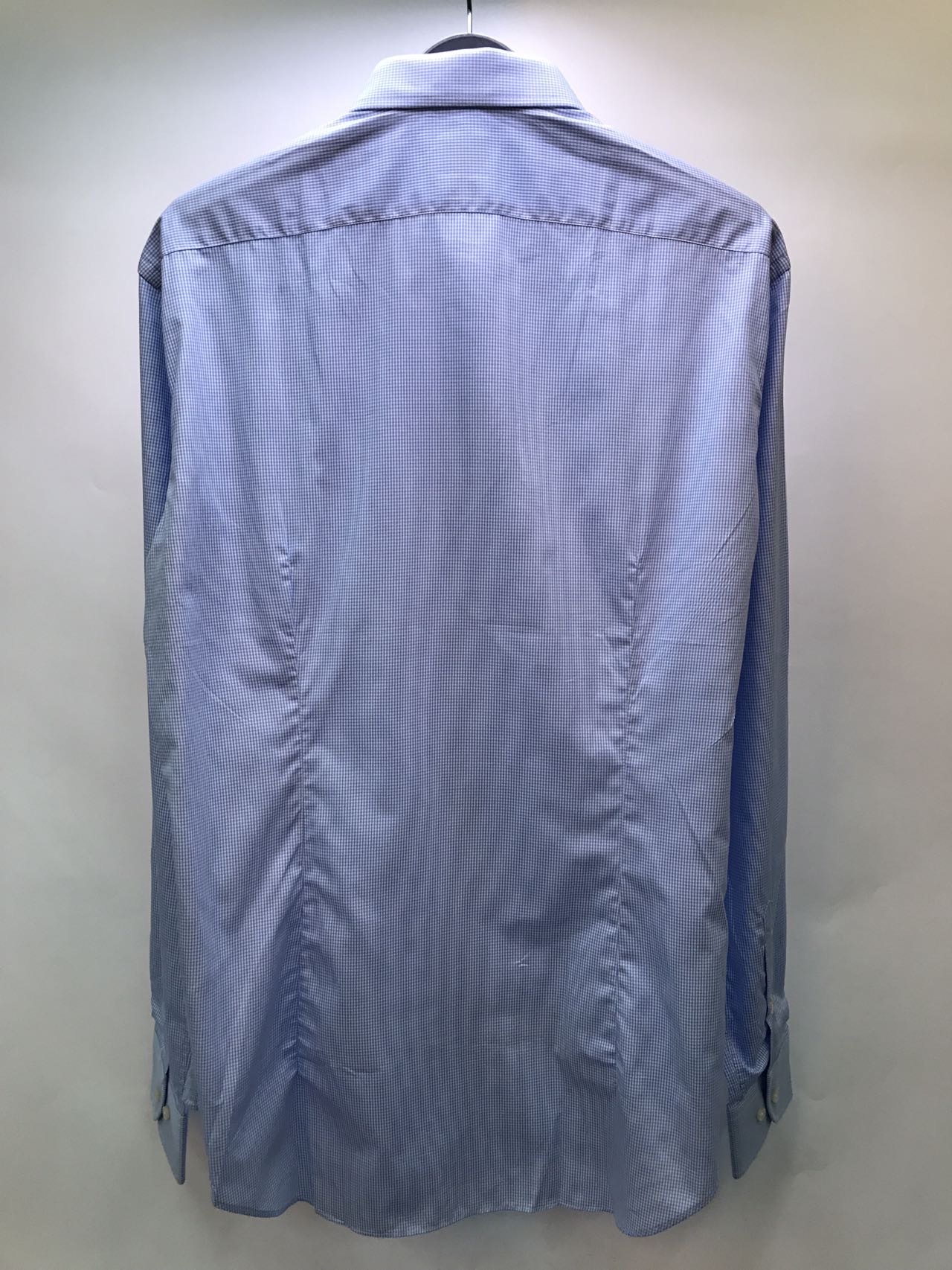 Armani Collezioni Long-sleeved Shirt In Blue