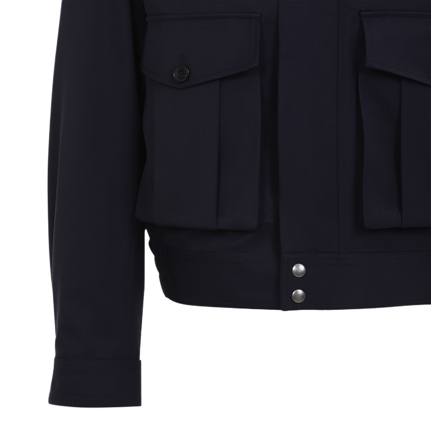 Dries Van Noten Long-sleeved Casual Jacket In Black