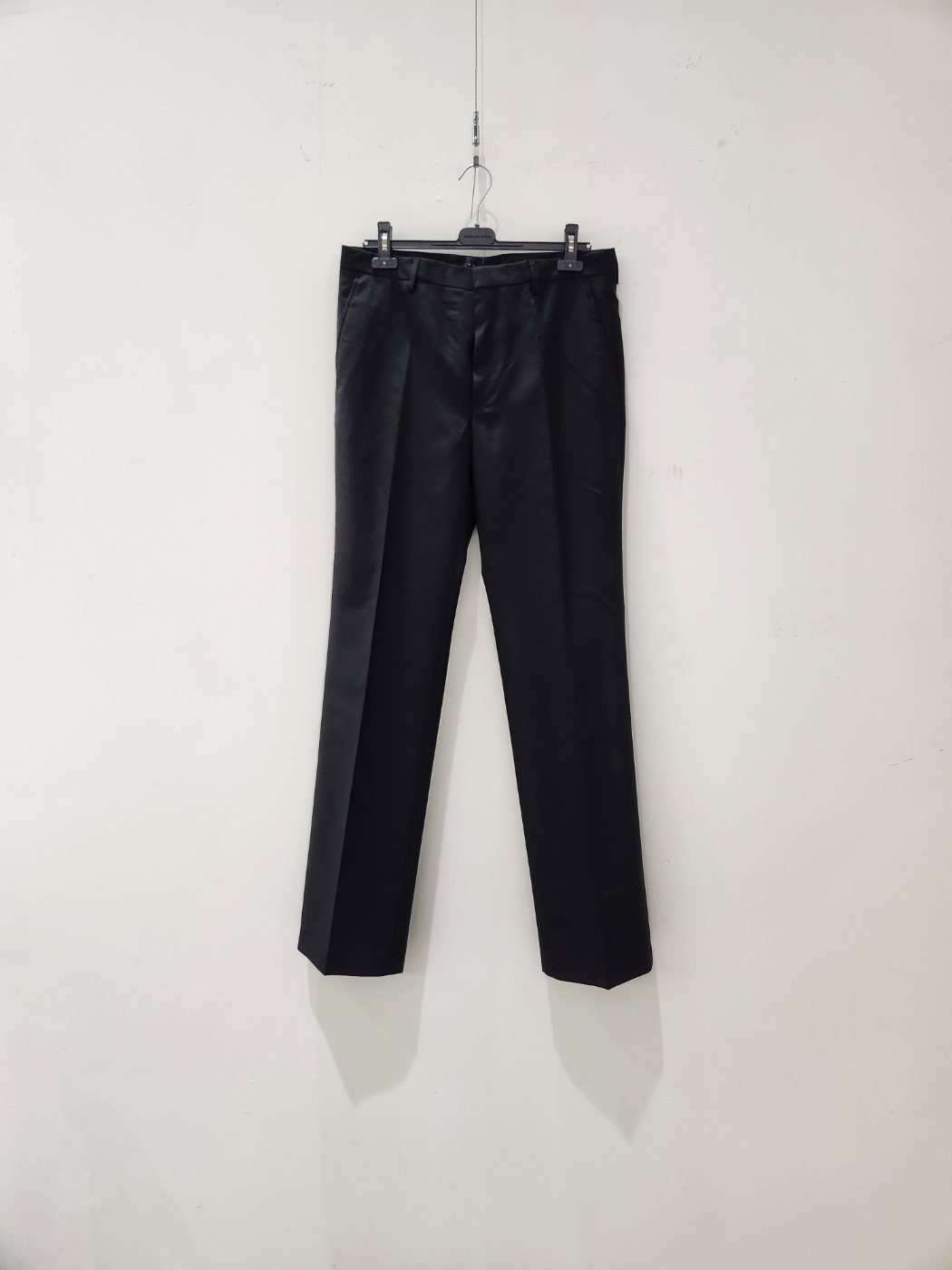 Dries Van Noten Front Pleated Casual Pants In Black