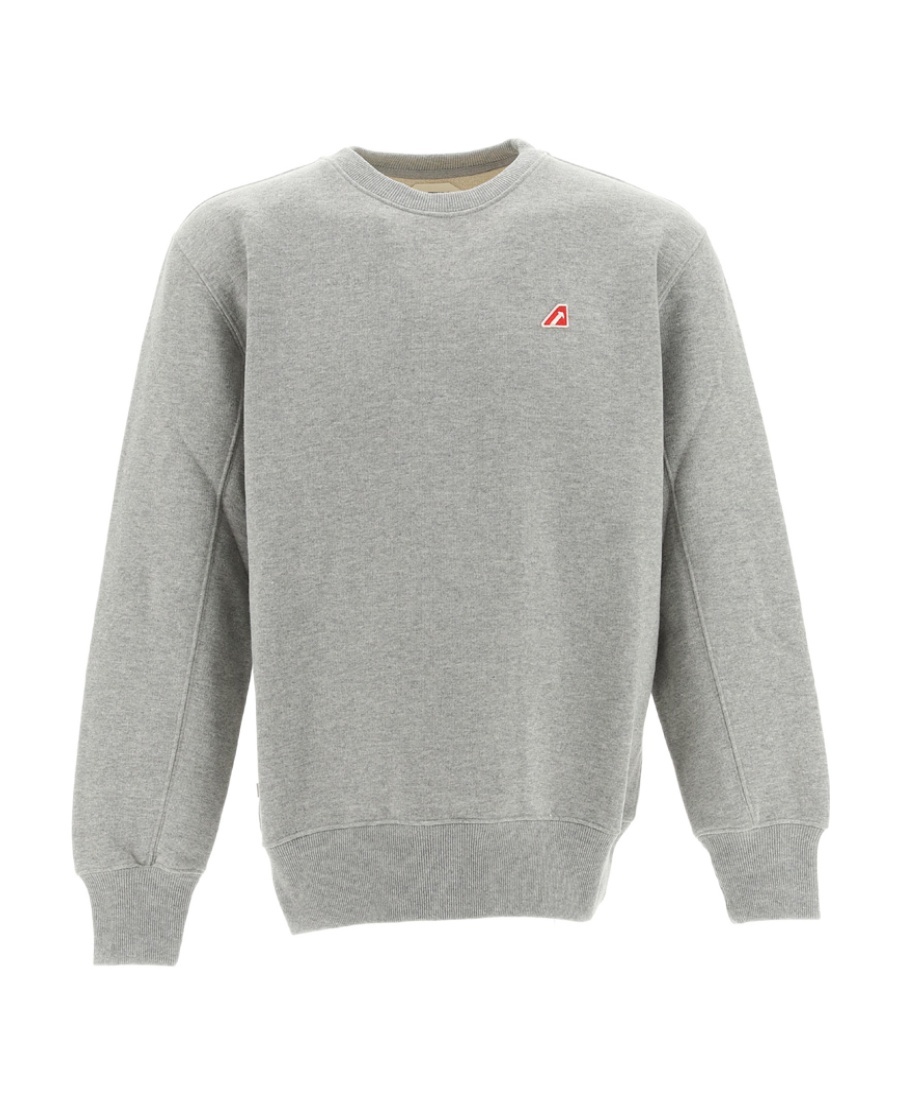 Shop Autry Long-sleeved Sweater In Gray