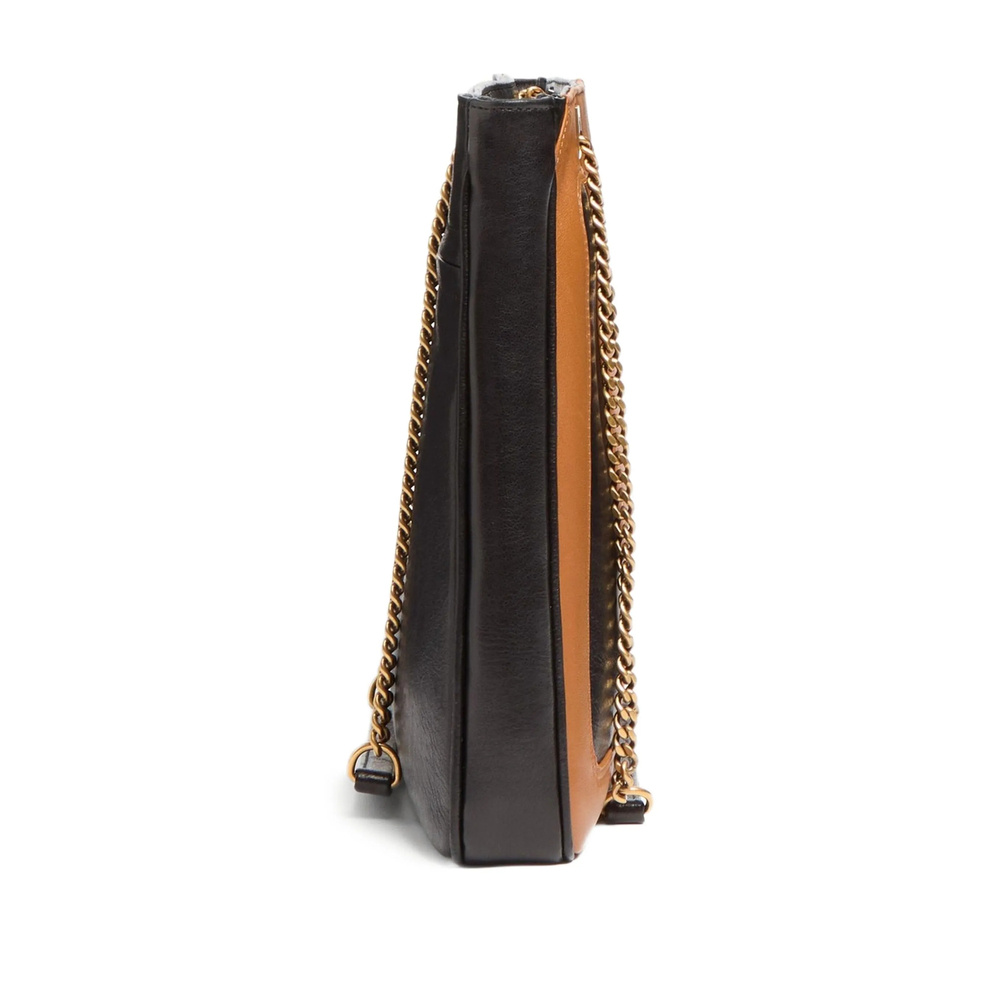 Valentino Zipper Shoulder Bag In Black