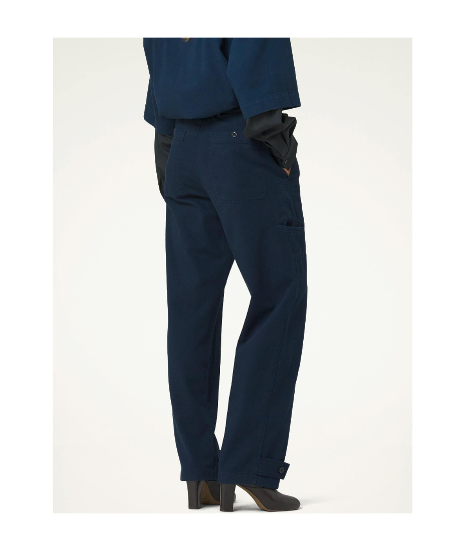 Shop Lemaire Belted Straight-leg Jeans In Blue