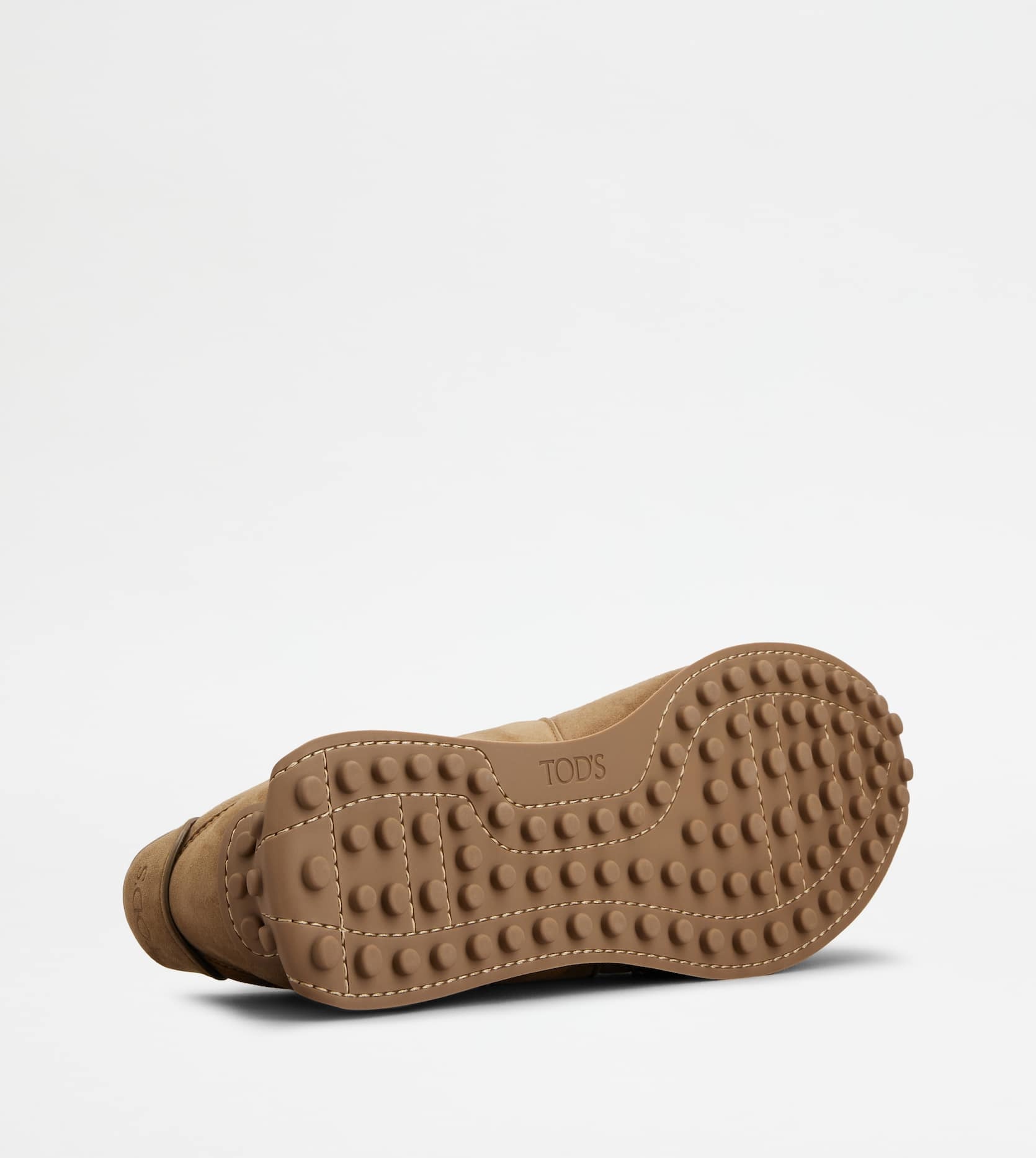 Tod's Biscuit Suede T Vintage Sneakers In Brown