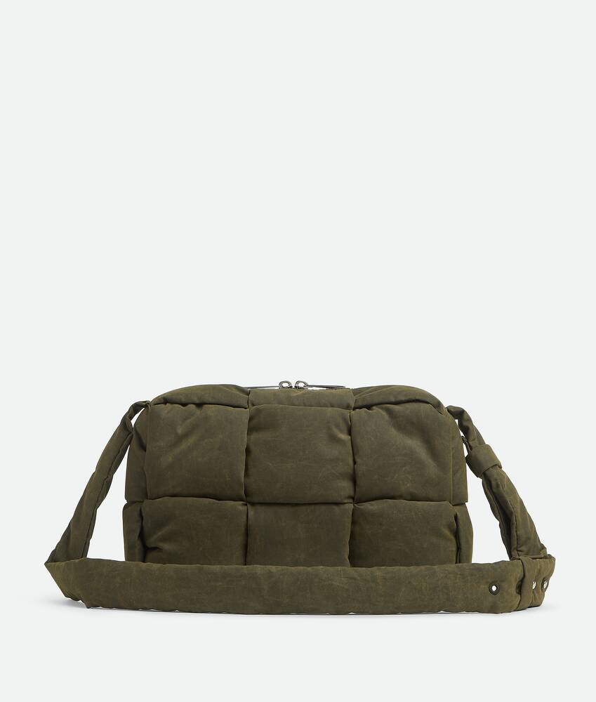 Bottega Veneta Medium Arco Padded Camera Bag In Green