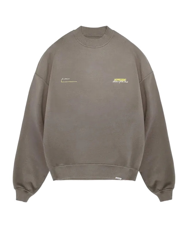 Represent Long-sleeved Sweater In Gray