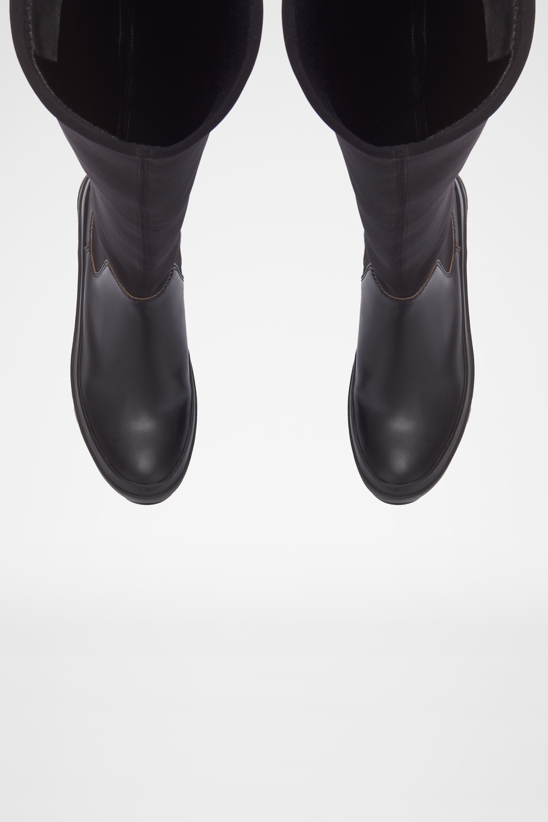 Jil Sander Vibram Soled Boots In Black