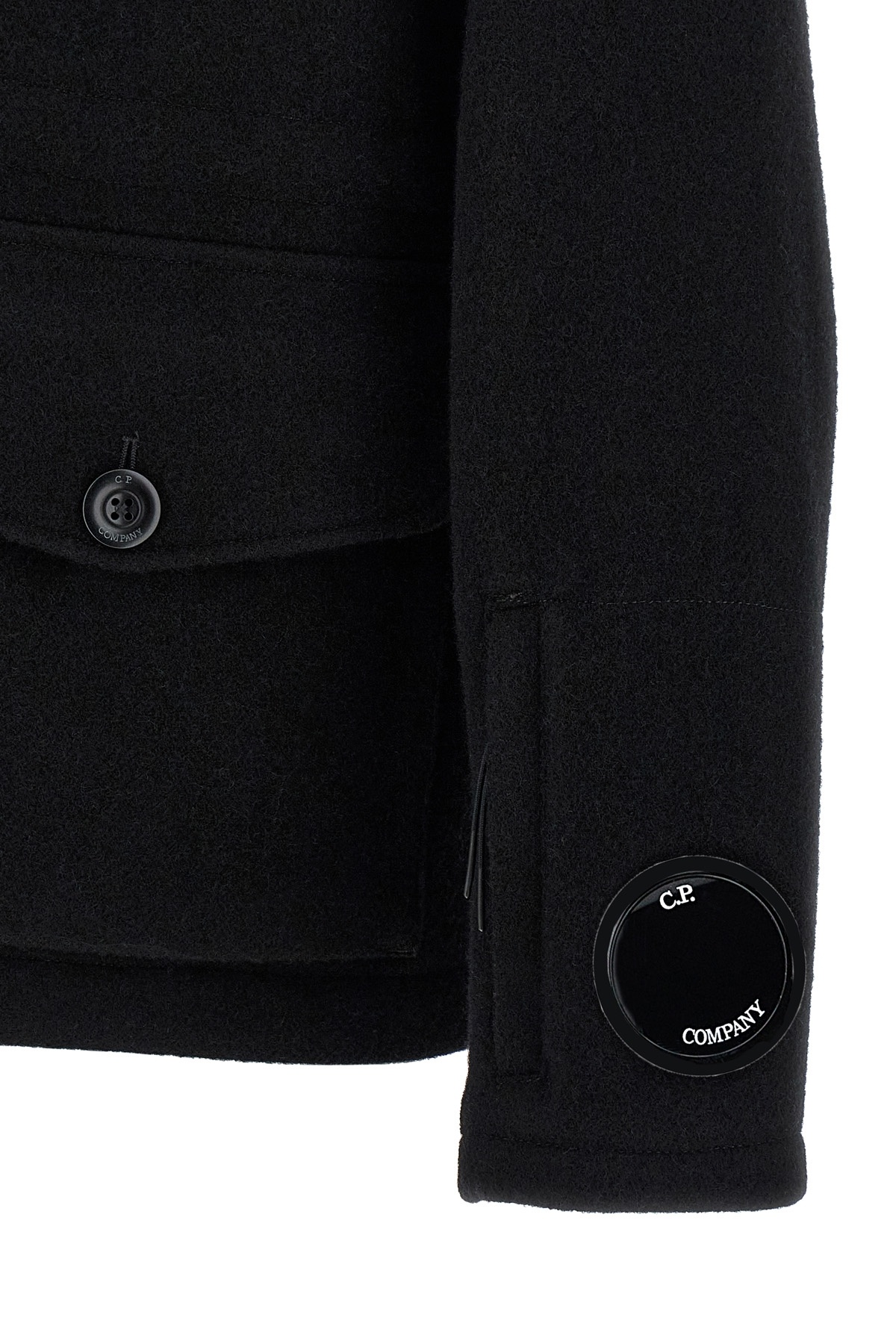 C.p. Company C. P. Company Wool Jacket In Black