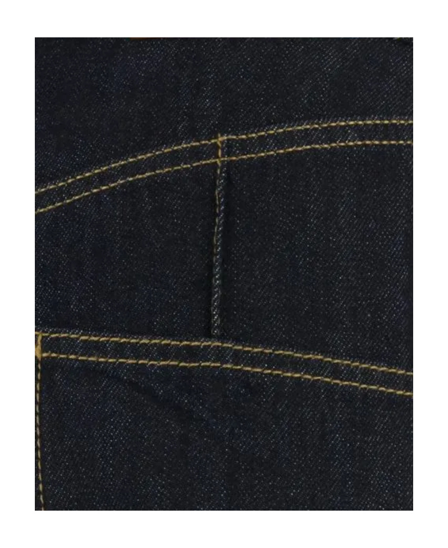 Alexander Mcqueen Dark Blue Denim Jeans In Blue