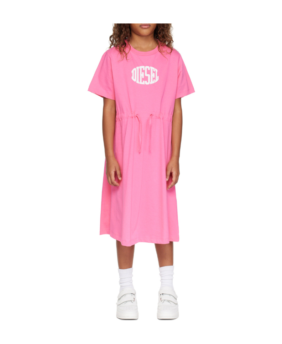 Diesel Kids Pink Dempyje Dress In Pink