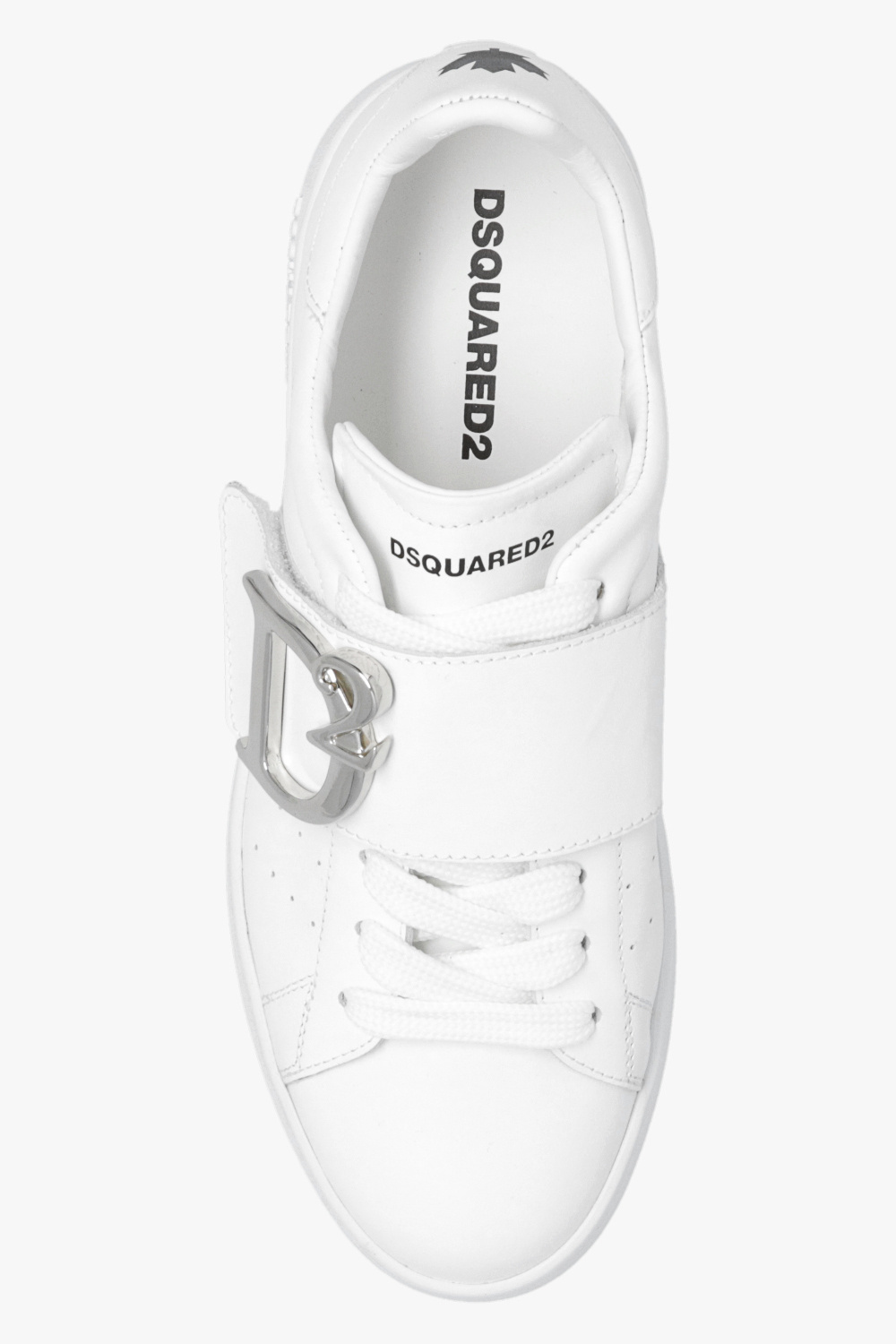 Dsquared2 Logo-detail Low-top Sneakers In White