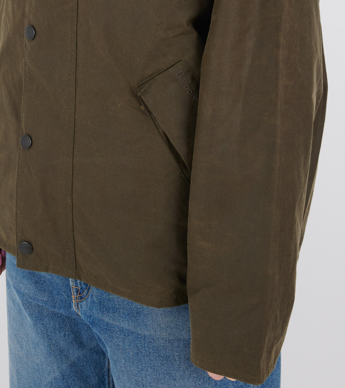 Barbour Long-sleeved Casual Jacket In Green
