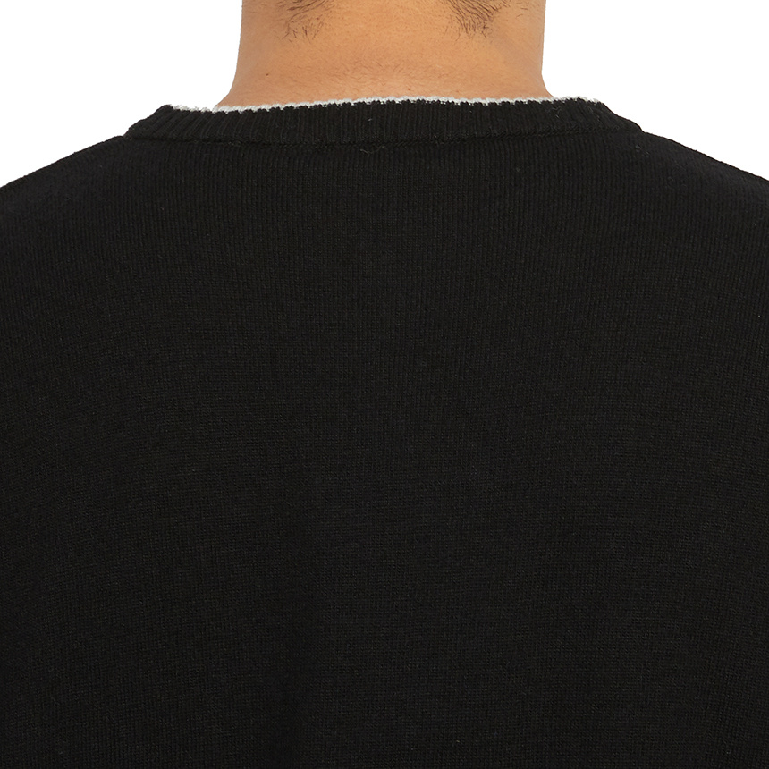 Family First Sweatshirt With Heart Embroidery In Black