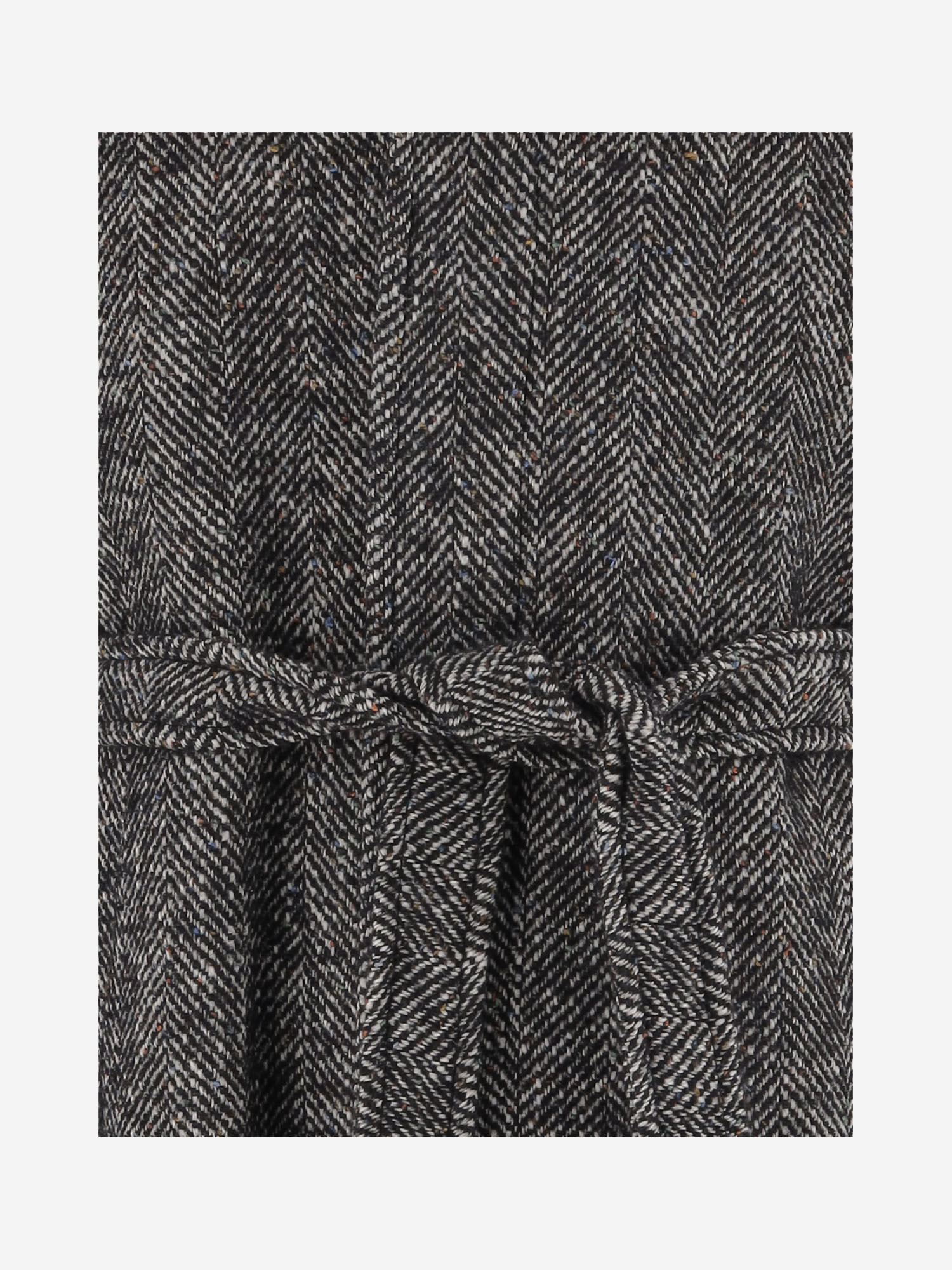 Tagliatore Cotton And Wool Blend Coat In Multi