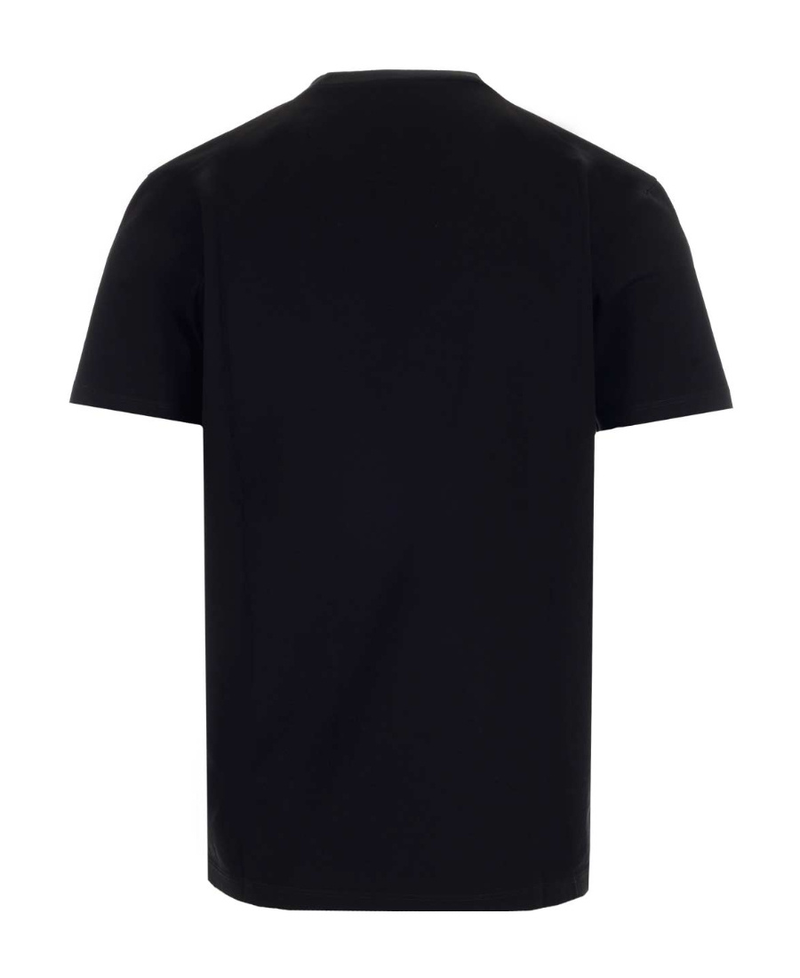 Vivienne Westwood Organic Cotton T-shirt With Signature Orb Logo In Black