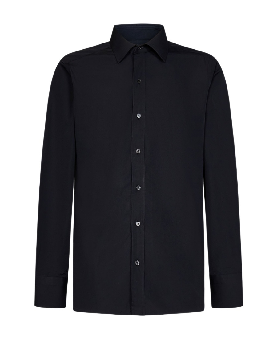 Tom Ford Lightweight Lyocell Slim-fit Shirt In Black