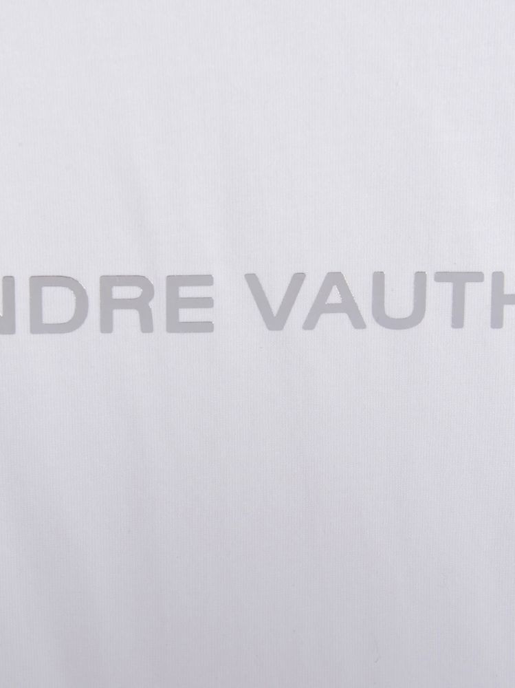 Alexandre Vauthier Logo Printed Crewneck T-shirt In White