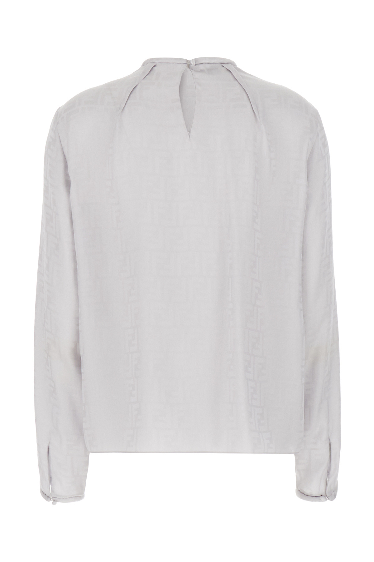 FENDI FENDI FF MOTIF LONG-SLEEVED BLOUSE 