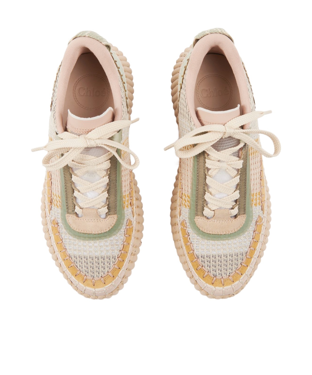 Chloé Nama Sneakers In Nude