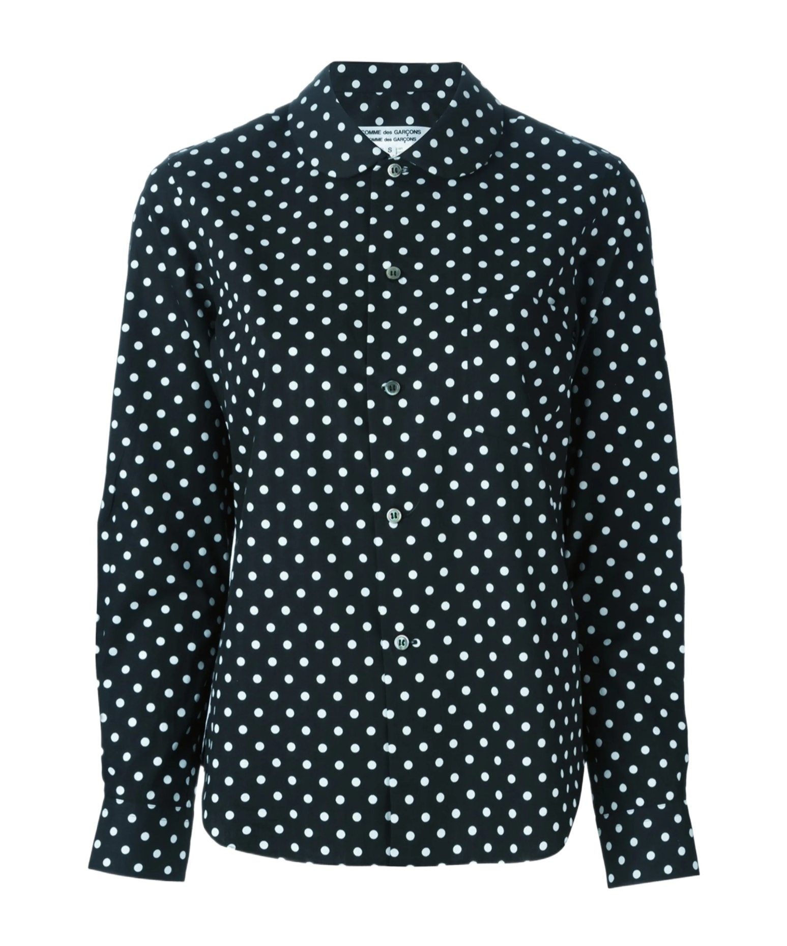 Comme Des Garçons Long Sleeve Shirt In Black