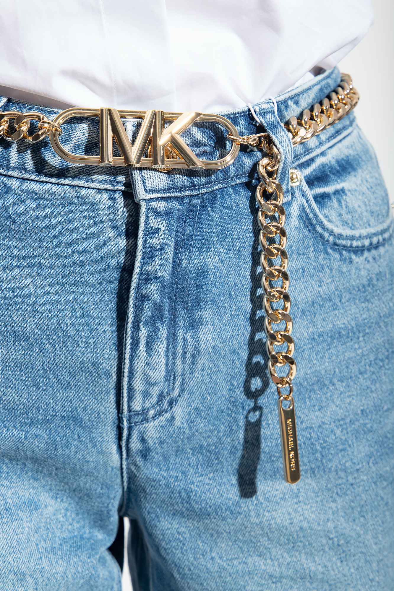 Michael Michael Kors Michael By Michael Kors Flare Fit Jeans In Blue