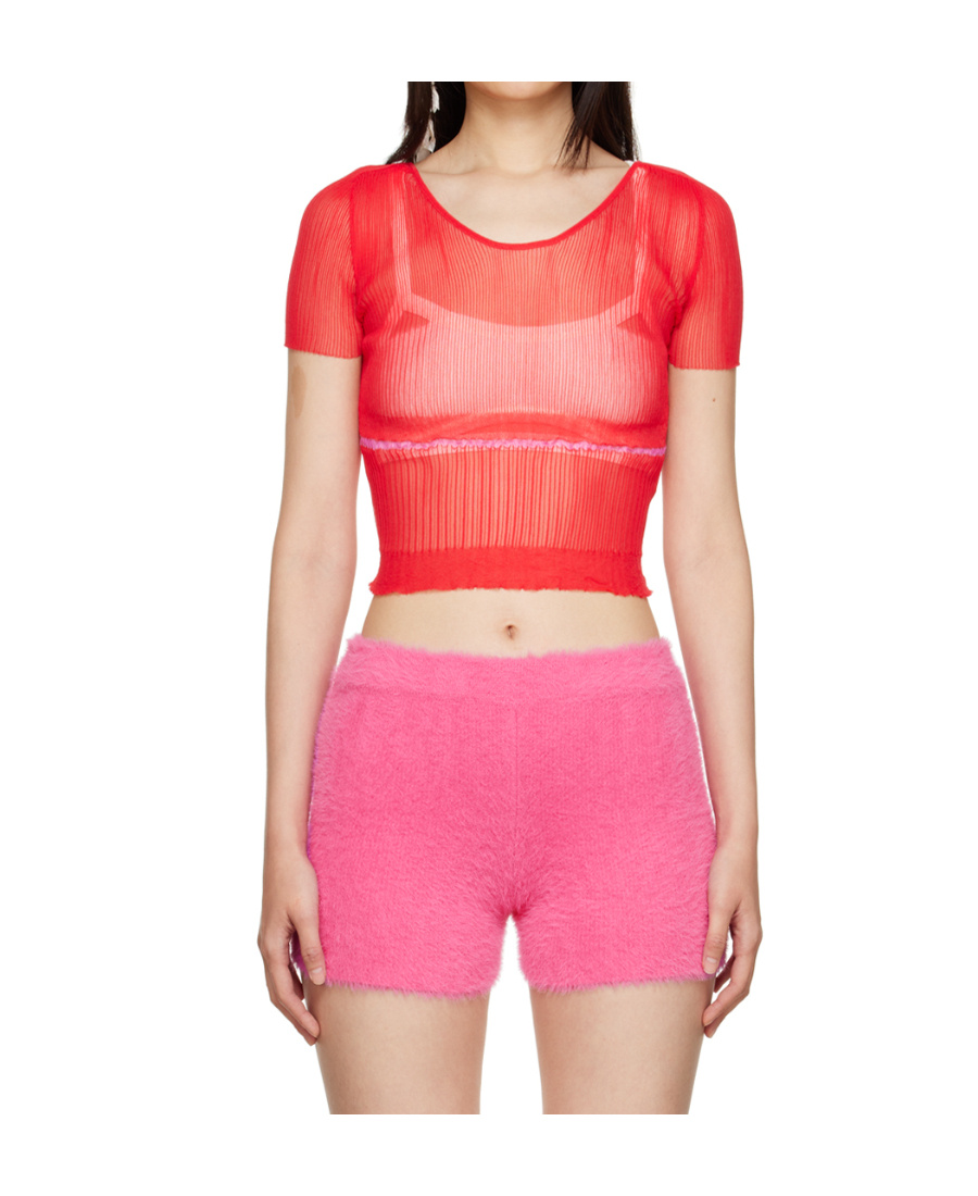 Jacquemus La Maille Sognut-shirt In Pink