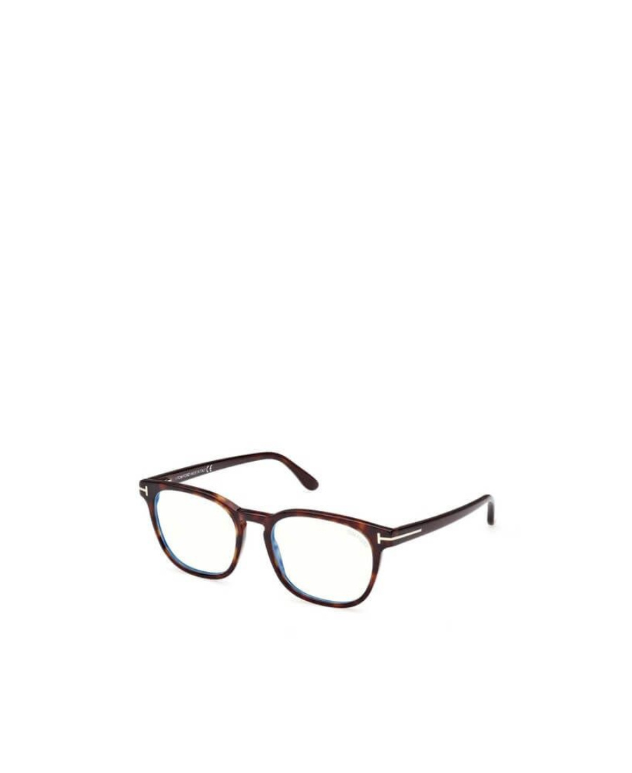 Tom Ford Geometric Frame Flat Mirror In Brown