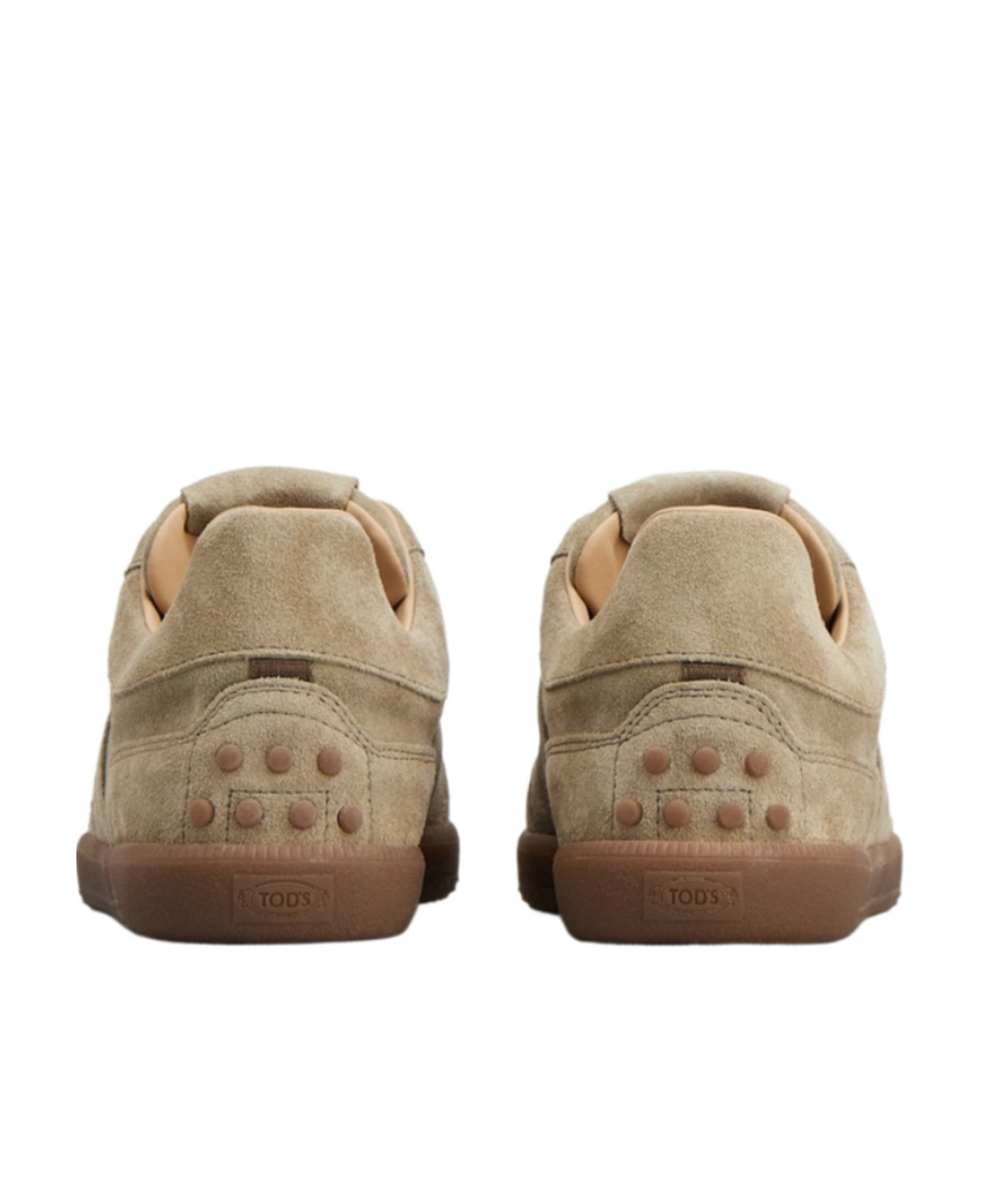 Tod's Panelled Low-top Sneakers In Brown
