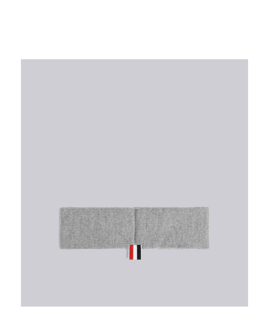 Thom Browne 4-bar Stripe Headband In Gray