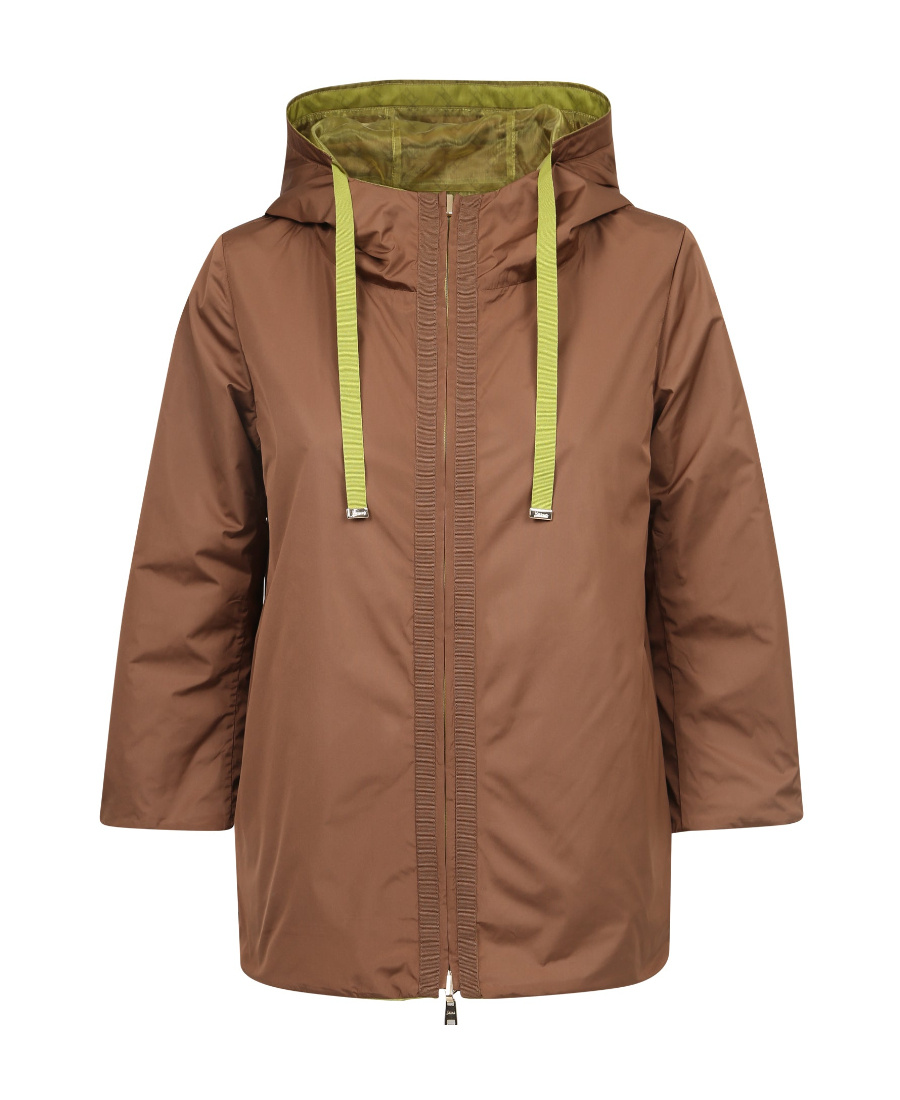 Herno Reversible Hooded Jacket In Green