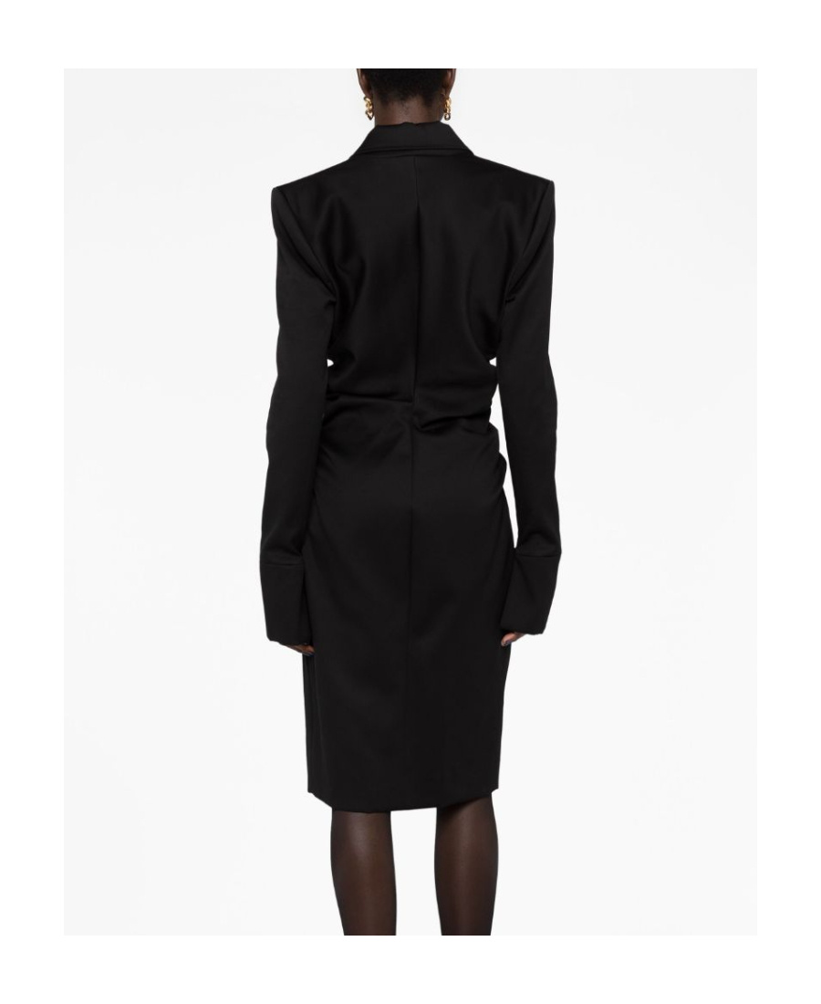 Tom Ford Ruch Tailored Mididress In Black