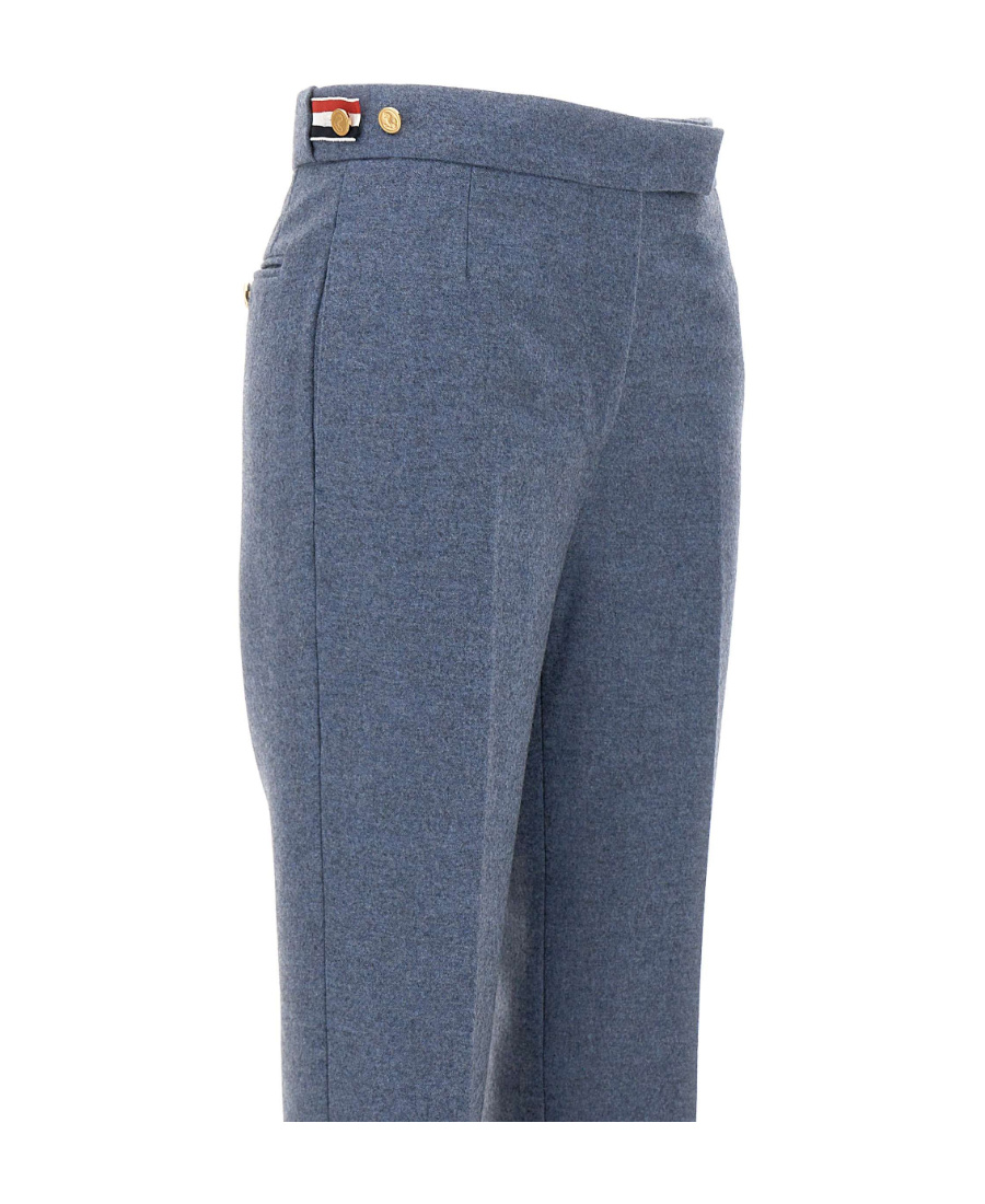 Thom Browne Cropped Slim-cut Trousers