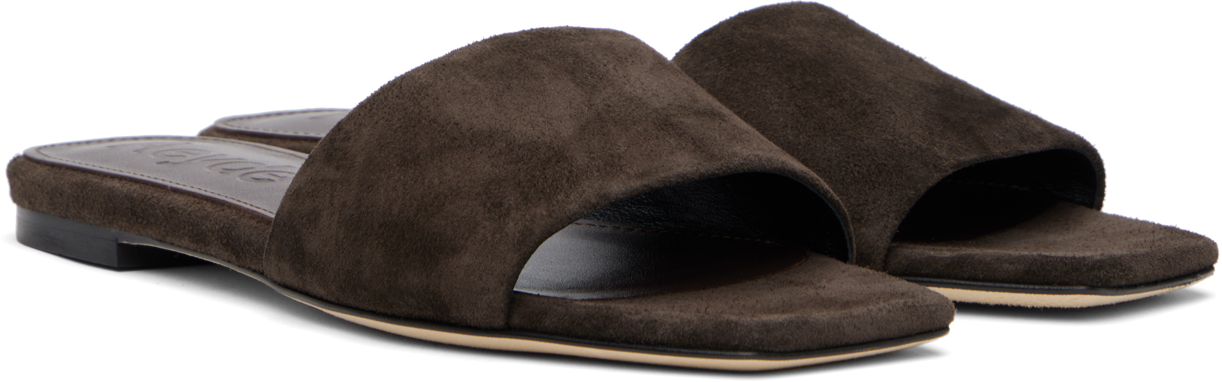 Aeyde Anna Slip-on Square-toe Slides