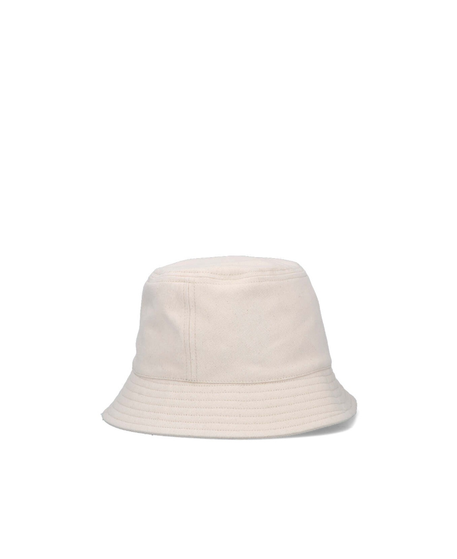 Shop Isabel Marant Logo-embroidered Bucket Hat In White