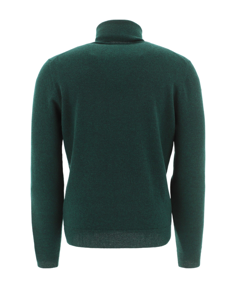 Malo Roll-neck Jumper In Green